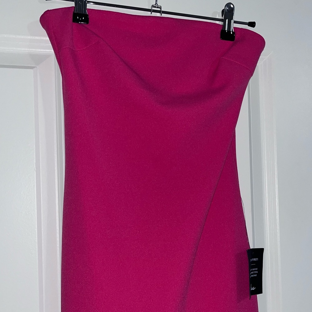 Lulu's Strapless Pink Dress - Picture 4 of 4